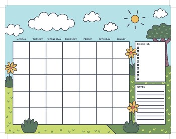 Preview of kids daily schedule, planner Printable, weekly schedule and stickers
