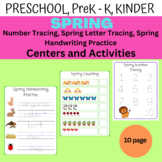 kindergarten April Spring Centers and Activities - Toddler