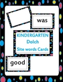 kindergarten DOLCH site words cards!