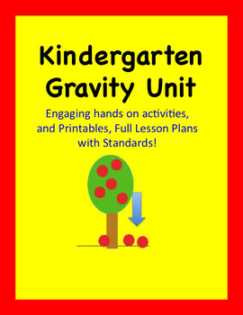 Preview of Gravity Science Unit With Lesson Plans Kindergarten First Second Grades