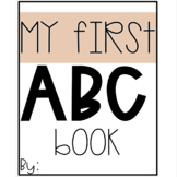 kindergarten create your own abc book