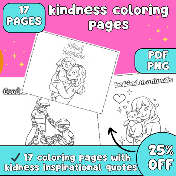 Preview of kindness coloring pages,world kindness day coloring,valentines coloring sheets