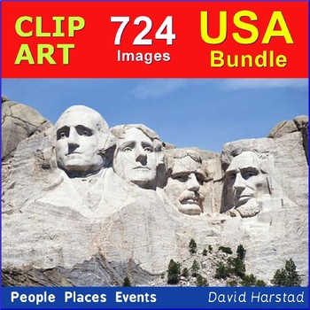Preview of Clip Art & Posters USA: People, Places, Events - 724 Images