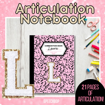 Preview of /L/ Articulation Notebook - NEW & IMPROVED - 21 pages of Articulation (I, m, f)