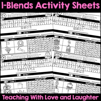 l blends activity sheets distance learning packet tpt