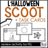 l'Halloween French scoot game and task cards