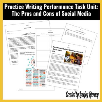Preview of l Writing Unit for the avid learner l  The Pros and Cons of Social Media