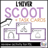 l'hiver French winter scoot game and task cards