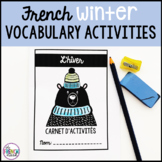 l'hiver French winter vocabulary activities