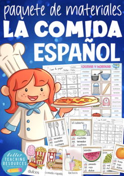 Preview of la comida Spanish food XXL BUNDLE paquete de materiales Español
