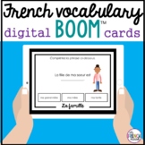 la famille French family vocabulary review digital BOOM Cards