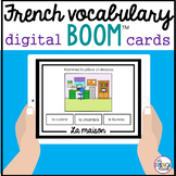 la maison French house vocabulary review digital BOOM cards
