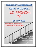 le pronom Y en français  : Y in French