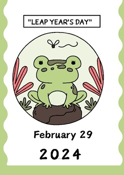 leap year 2024 poster printable for leap day 29 February by Teaching ...