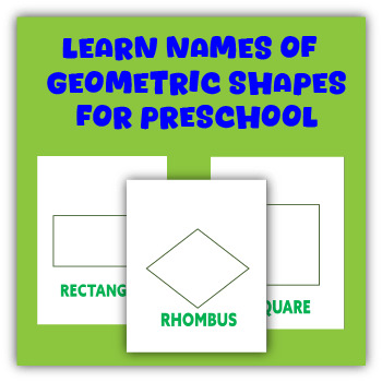 Preview of learn  geometric shapes for preschool