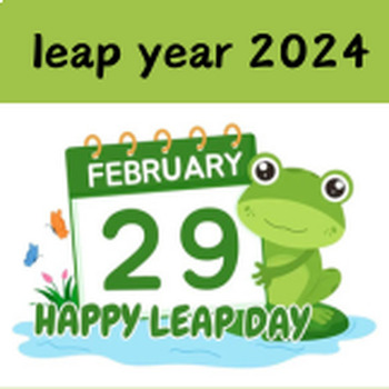 Preview of learning about Leap year day 2024
