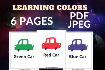 Preview of learning colors,colored cars ,colors freebies.