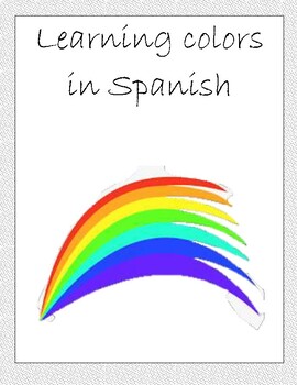 Preview of learning colors in spanish