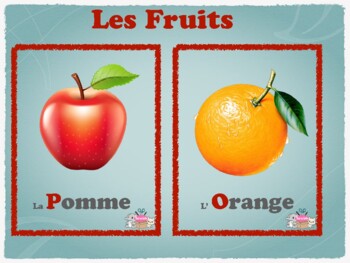Preview of les fruits pour maternelle ( affichages )