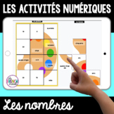 les nombres French digital tile puzzles FREEBIE