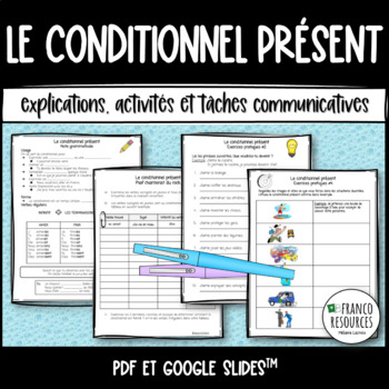 Preview of les verbes | Le conditionnel présent | exercices pratiques