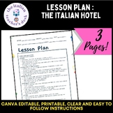 lesson plan: the italian hotel. Printable 10th-12th grade