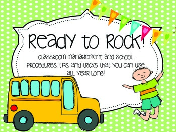 Preview of let's ROCK this year! {Classroom management, brain breaks, and more!}