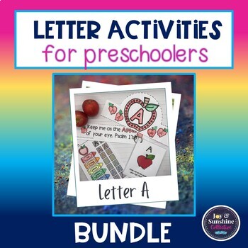 Preview of letter activities for preschoolers