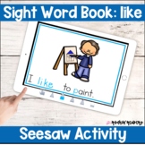 like Sight Word Book Seesaw Activity Distance Learning