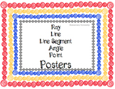 line,segment,ray,angle, and points poster - Math SOL 3.15a
