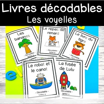 Preview of livres décodables les voyelles - French decodable reading vowels