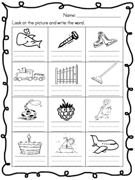 long a worksheets by Kristin Bradford | Teachers Pay Teachers