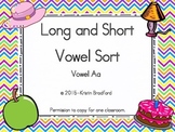 long and short vowel sort letter a