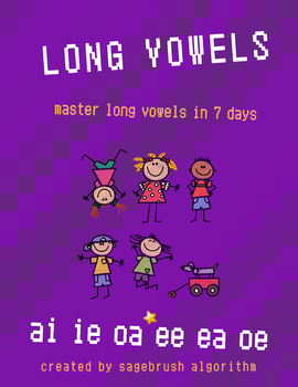 Preview of LONG VOWELS workbook [digrpahs ai, ie, oa, ee, ea, oe]
