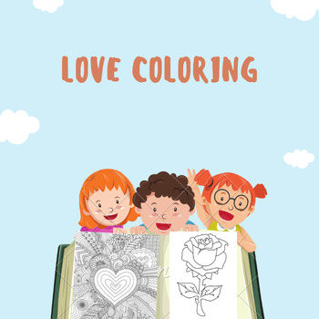 Preview of love coloring