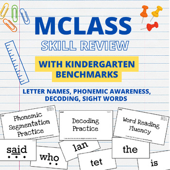Preview of mClass Review Skills | Kindergarten