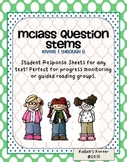 mClass Student Response Question Stems