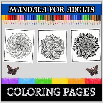 mandala coloring book for adults relaxation & stress relief - Coloring Pages