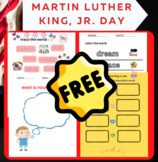 Martin Luther king jr, black history , worksheets, activit