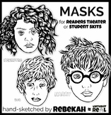 masks to support readers theater Sorcerer's Stone - Harry,