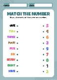 match the number worksheet