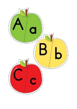 Preview of matching game ABC ,match up ,Uppercase and Lowercase Alphabet Match