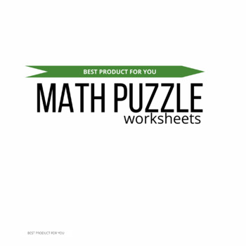Preview of math puzzle worksheets