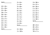 maths problems (addition, subtraction, multiplying)