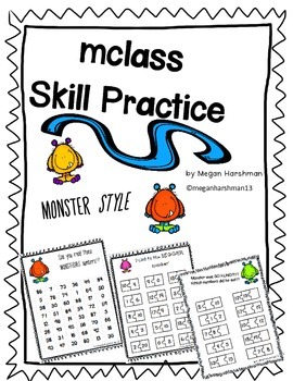 Preview of mclass Skill Practice - Math