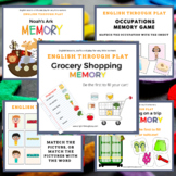 memory games for pre and elementary ESL language classes