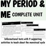 menstrual cycle / what is a period? COMPLETE UNIT / life skills