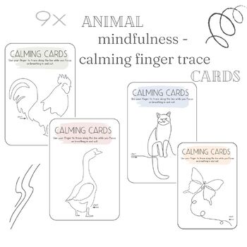 Preview of mindfulness CALMING FLASHCARDS