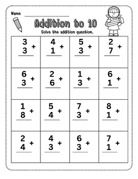 mixed addition and subtraction practice worksheets by printideo | TPT