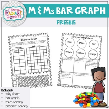 Preview of Bar Graph m&m's Activity FREEBIE